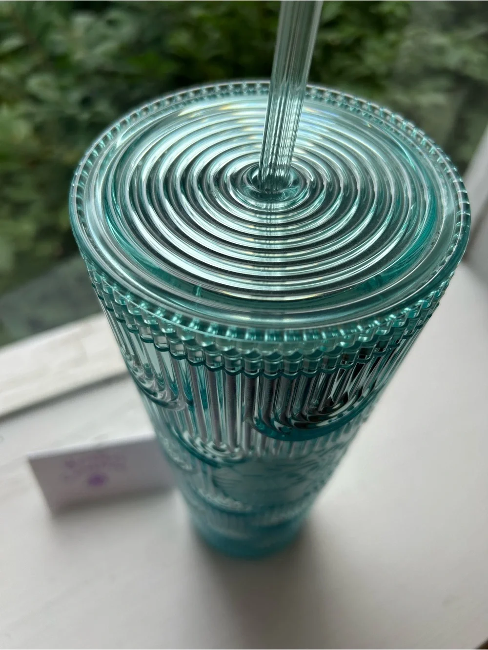 STARBUCKS Aqua Iridescent Siren Tumbler 🩵🪩